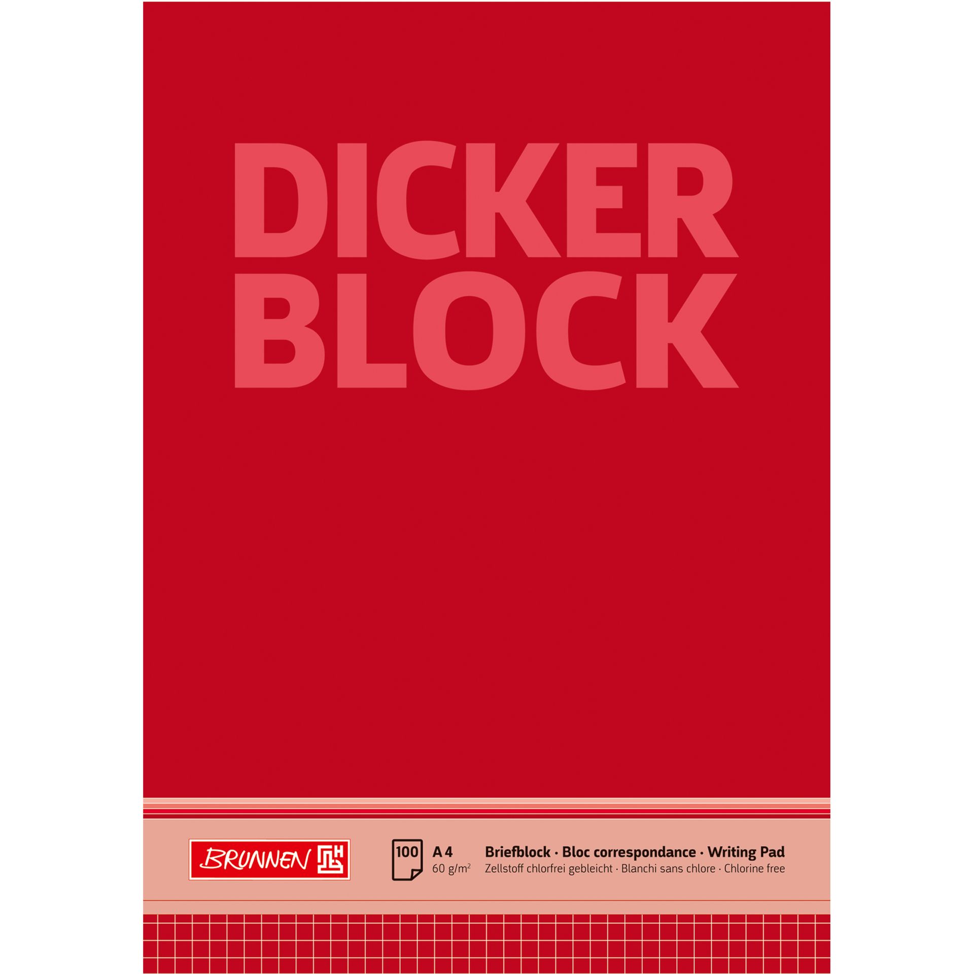 Briefblock DIN A4 100Blatt kariert