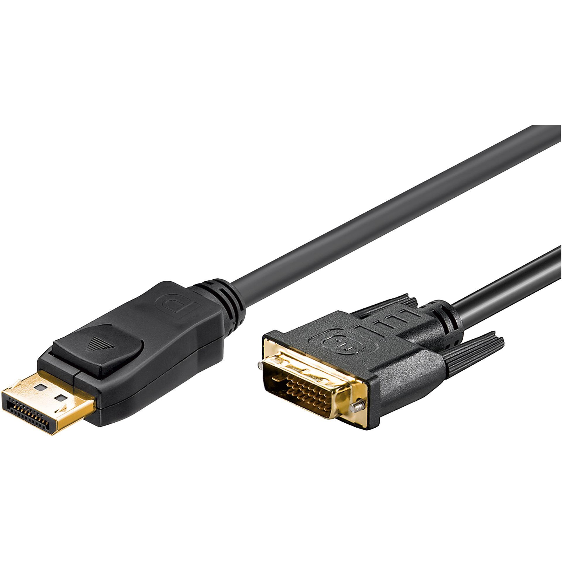 DisplayPort-Adapter DP/DVI 2m schwarz