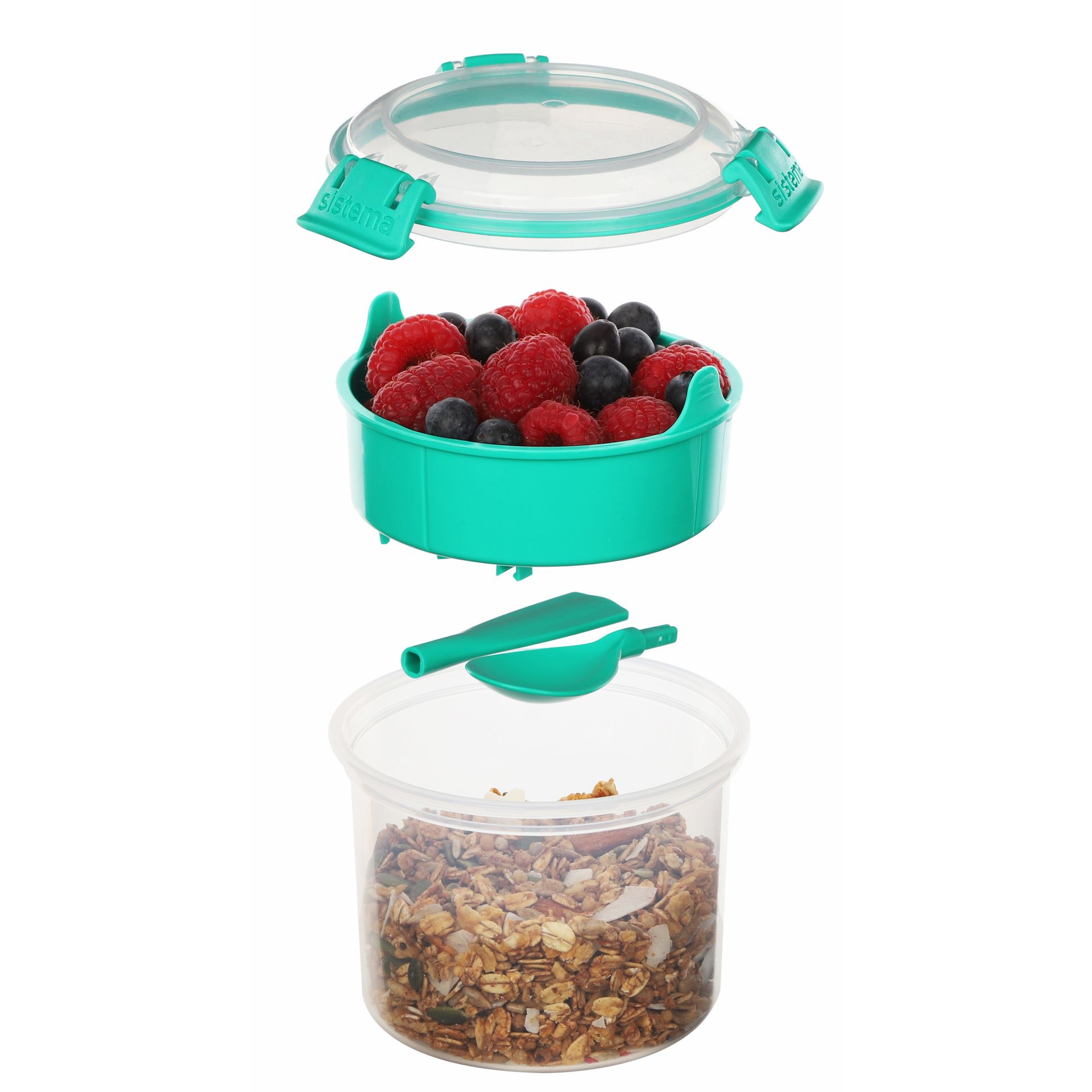 Frischhaltebox Breakfast TO GO 530ml sort