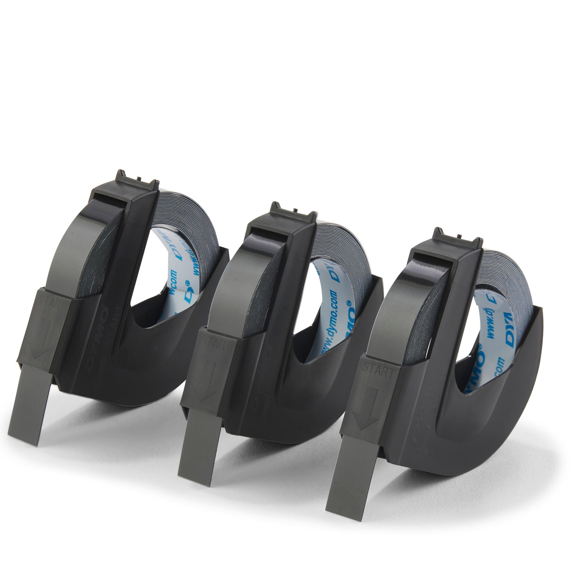 Prägeband für 9mmx3m schwarz 3 St./Pack.