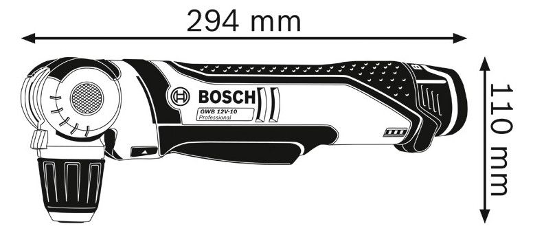 BOSCH Akku-Winkelbohrmaschine