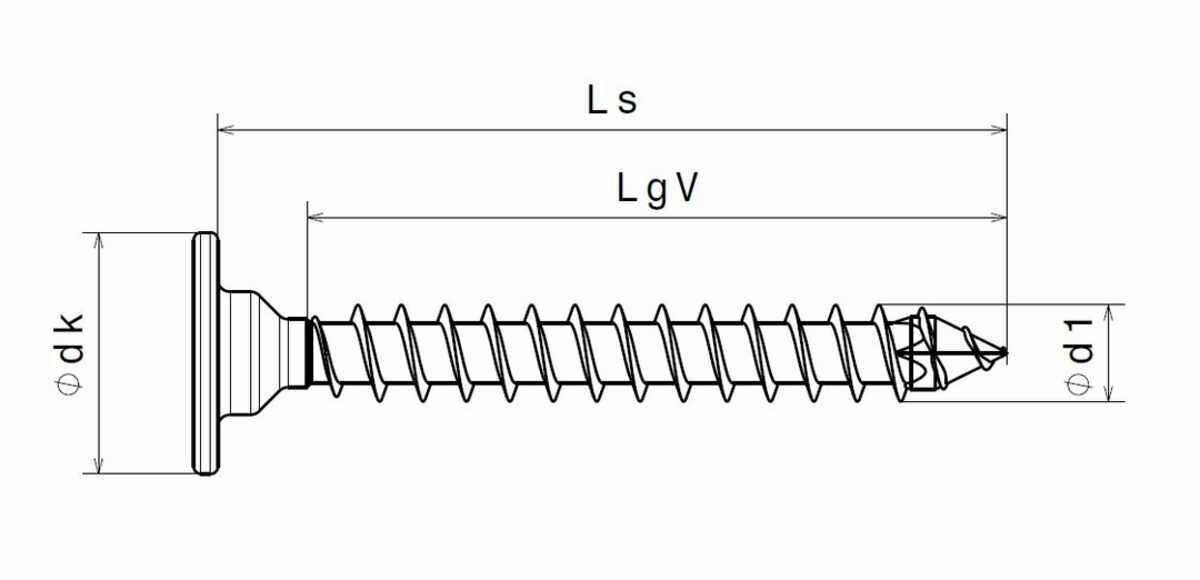 Rückwandschrauben Spax T-STAR 3,0x25 mm VE300