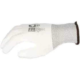 PU Handschuh "Perfect", weiß  Gr.6