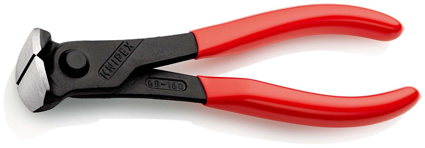 KNIPEX Vornschneider mit Kunststoff überzogen schwarz atramentiert 160 mm