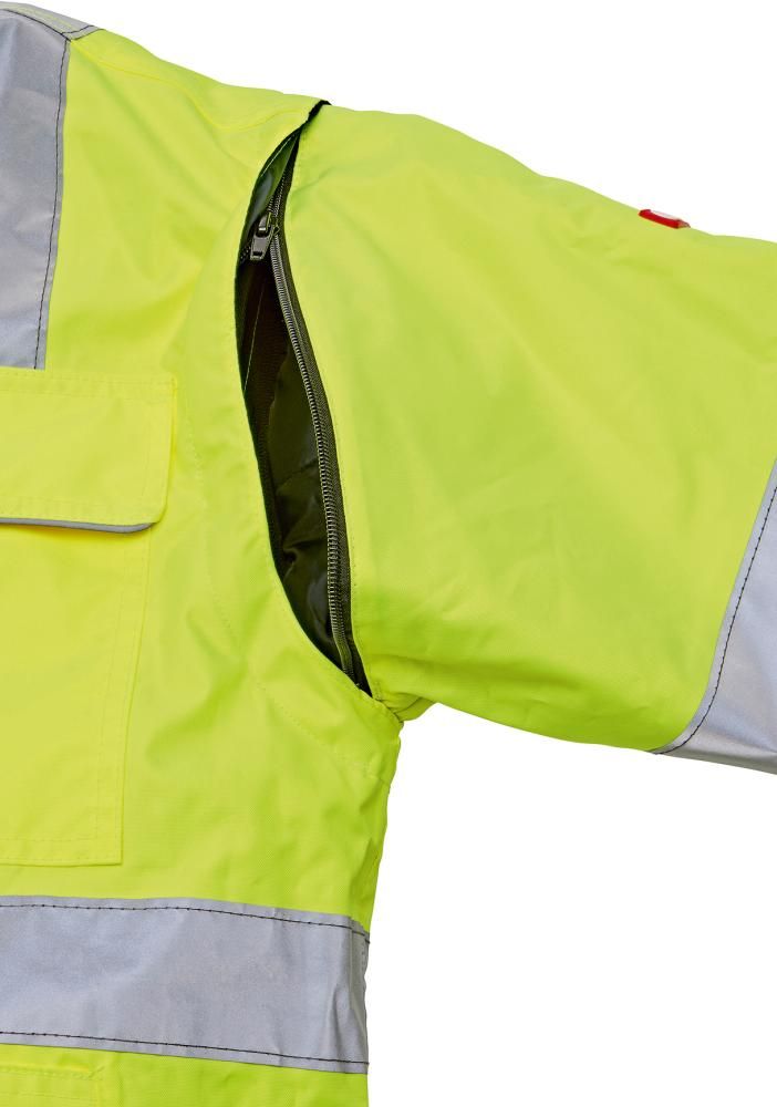 Warnjacke Arthur 2.0 gelb-marine, Gr.S FORTIS