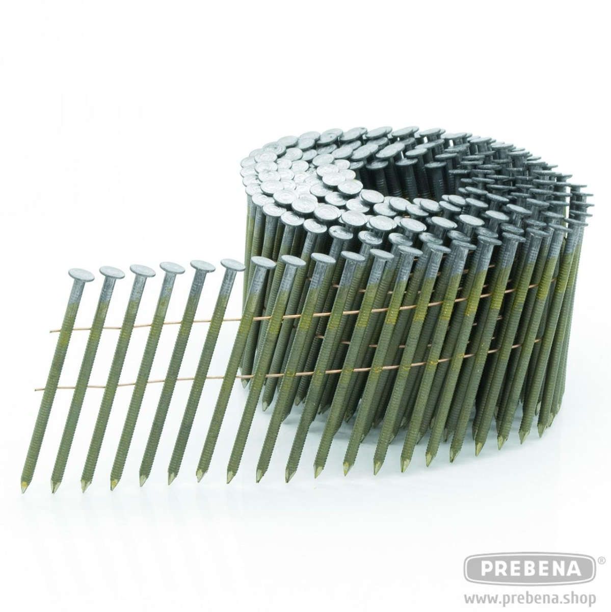 CNW31/80BKRI Coilnägel blank Ringschaft
