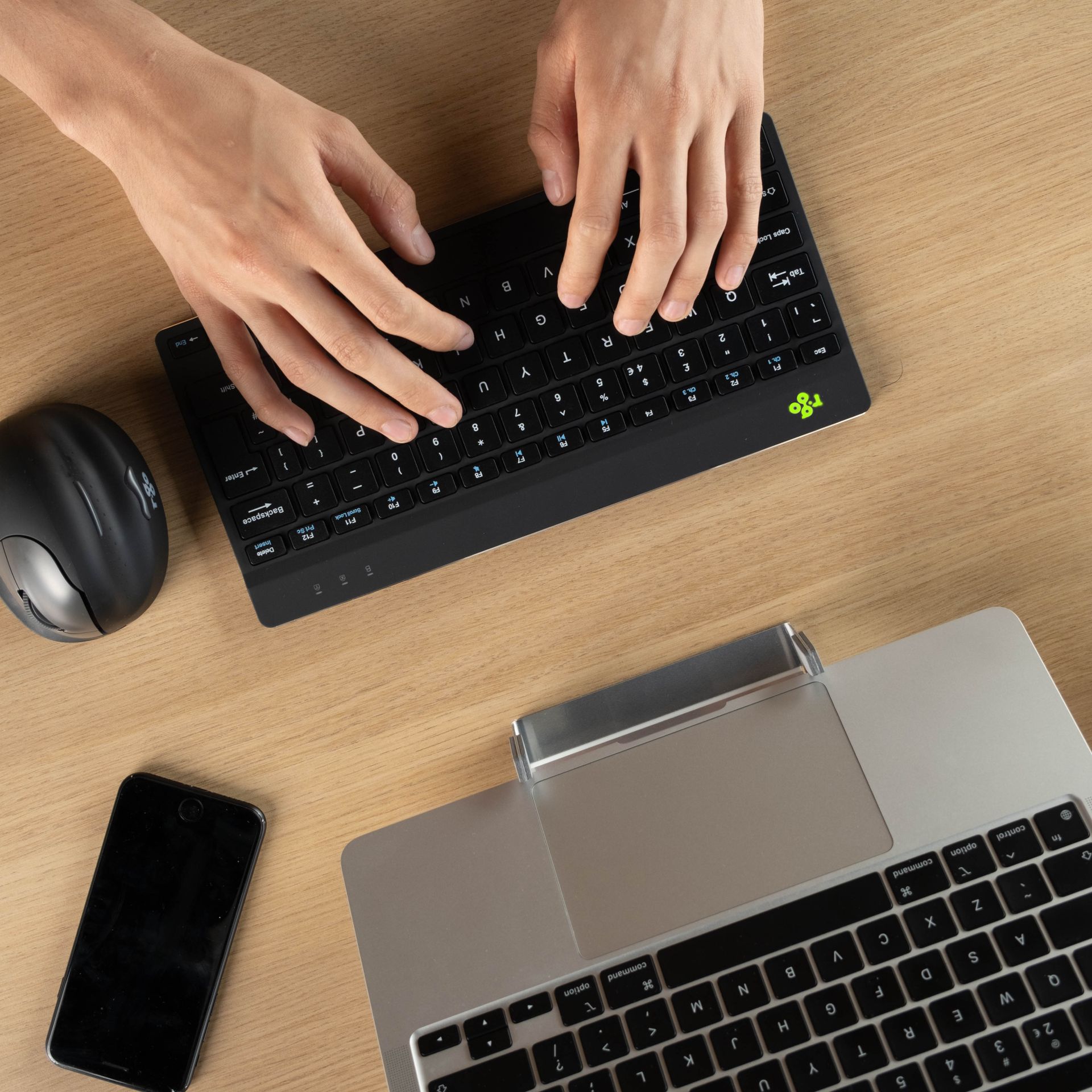 Tastatur Compact Break  kabellos sw