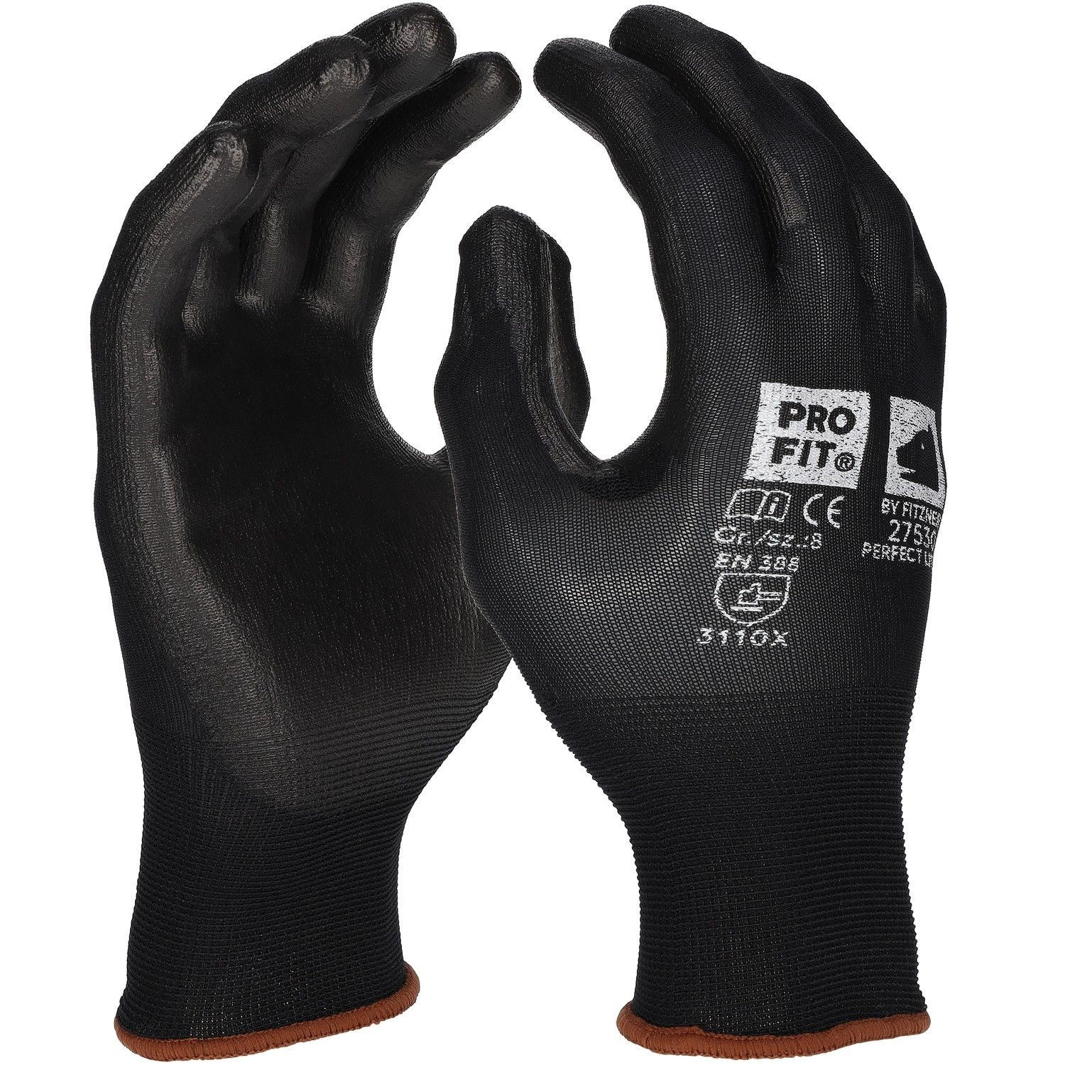 PU Handschuh "Perfect Lite",schwarz 10