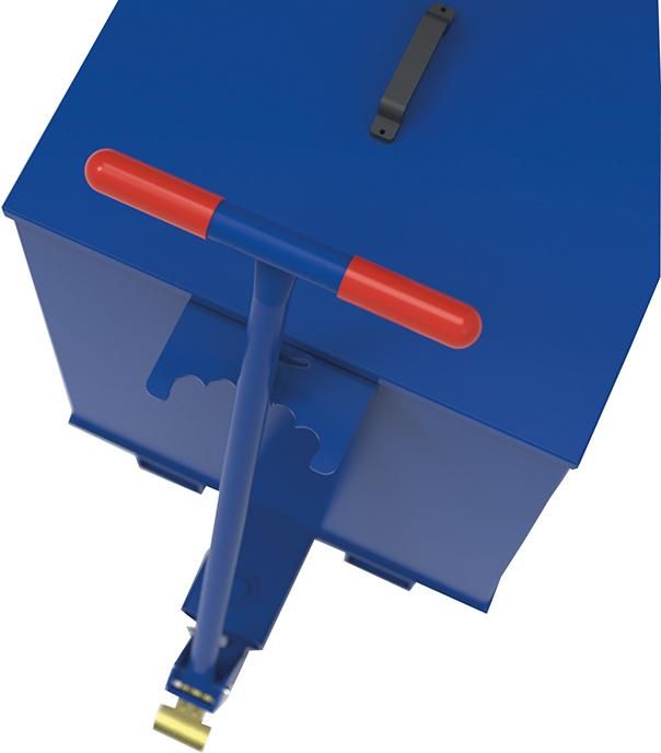 Werkstattkran freitragend HandseilwindeTraglast 500kg RAL 5002