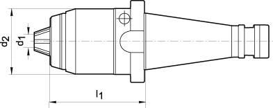 Kurzbohrfutter AKL DIN2080 1-16mm SK40 ALBRECHT