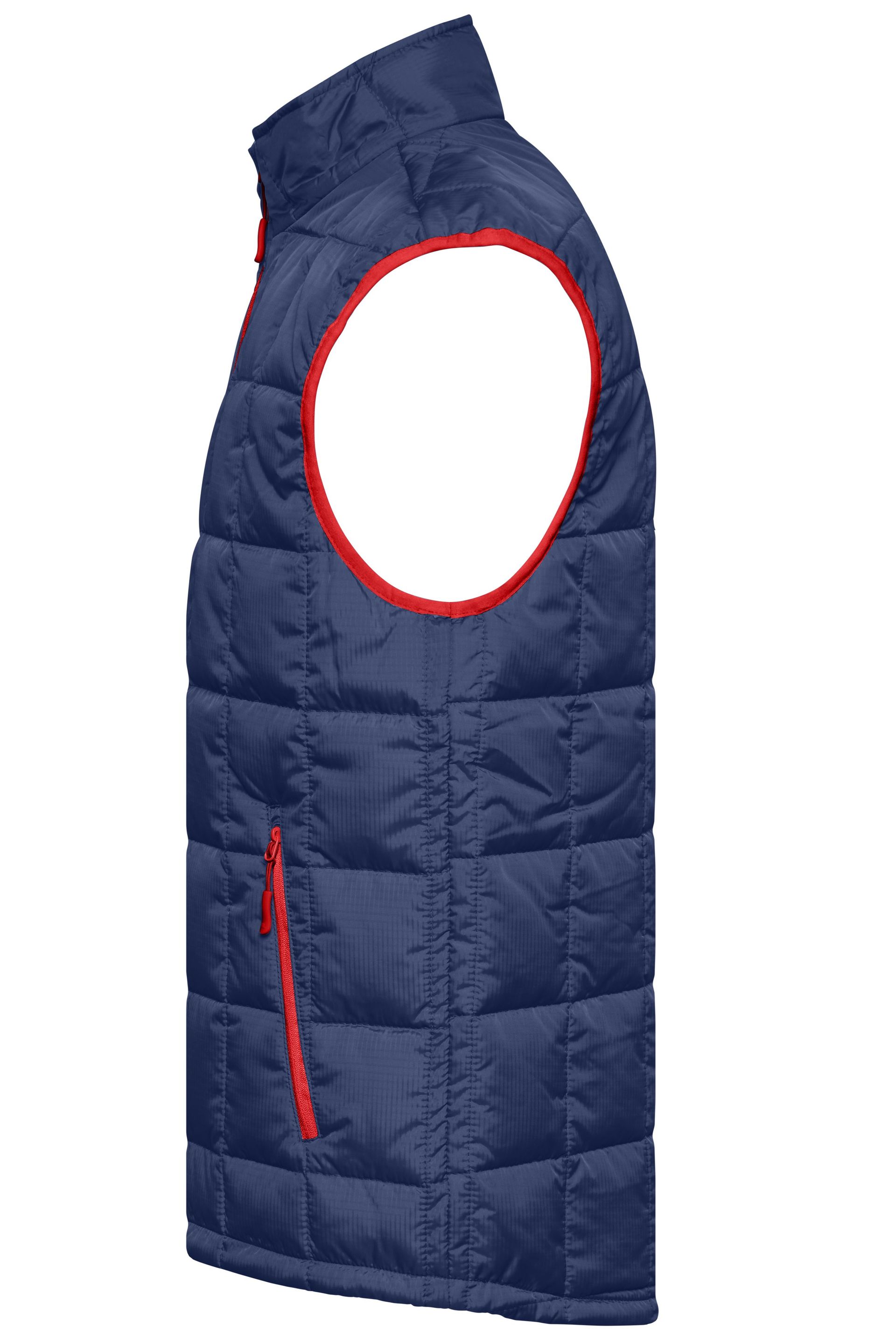 James & Nicholson JN1037 Herren-Weste Thinsulate, Rot, Gr. L