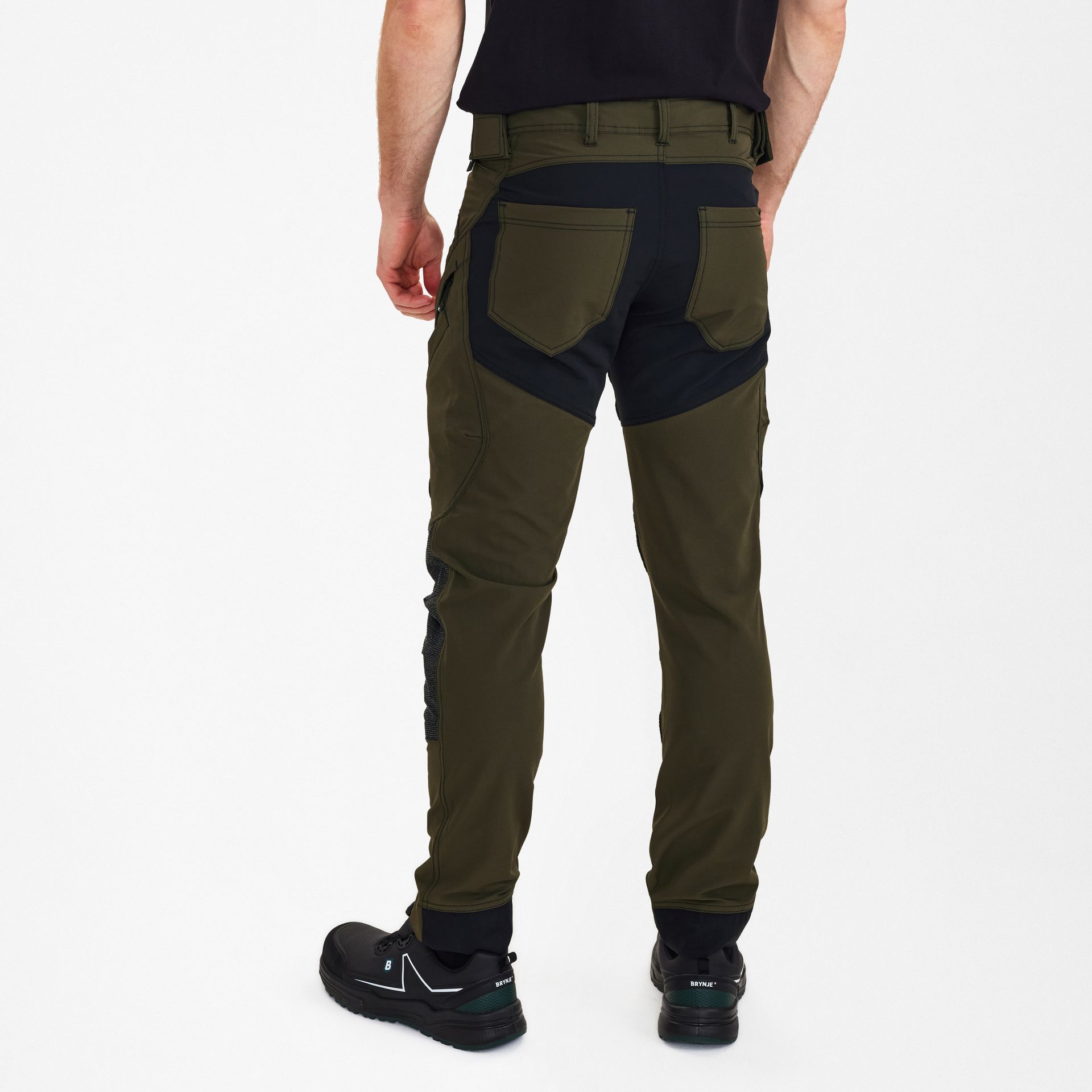 X-treme Arbeitshose mit 4-Wege-Stretch Forest Green, Gr. 26