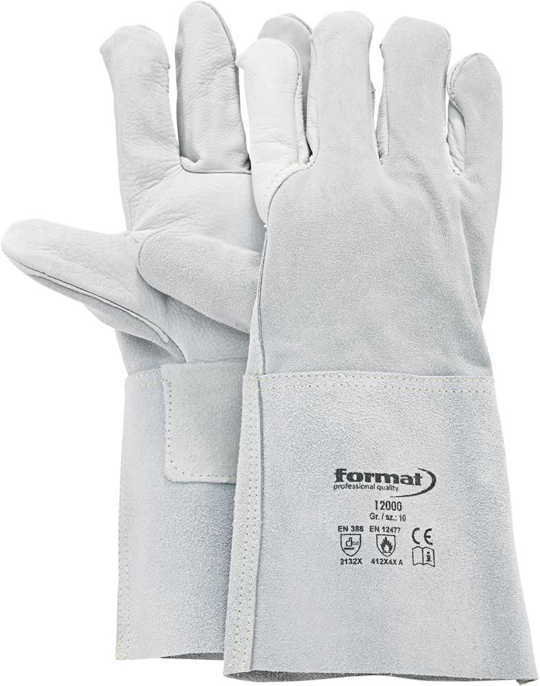 FORMAT Schweißer- und Hitzeschutzhandschuhe, Gr. 10
