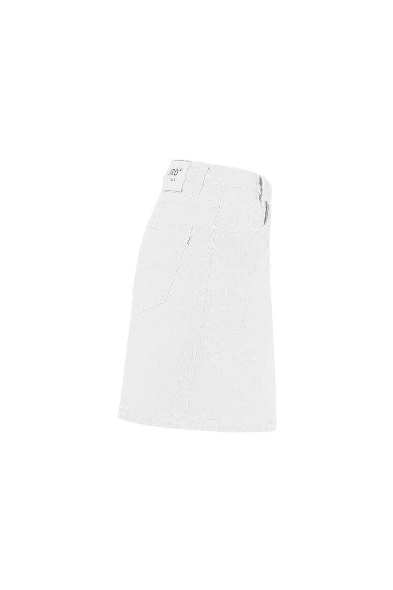 HAKRO Damen 5-Pocket-Jeansskort X-Stretch ECO weiß, XS