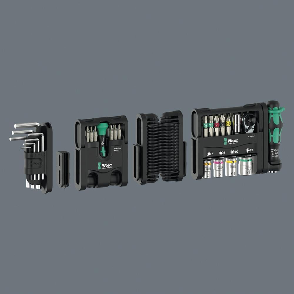 WERA Bit-Sortiment 1/4" Tool-Check Modular Set 1 49-teilig