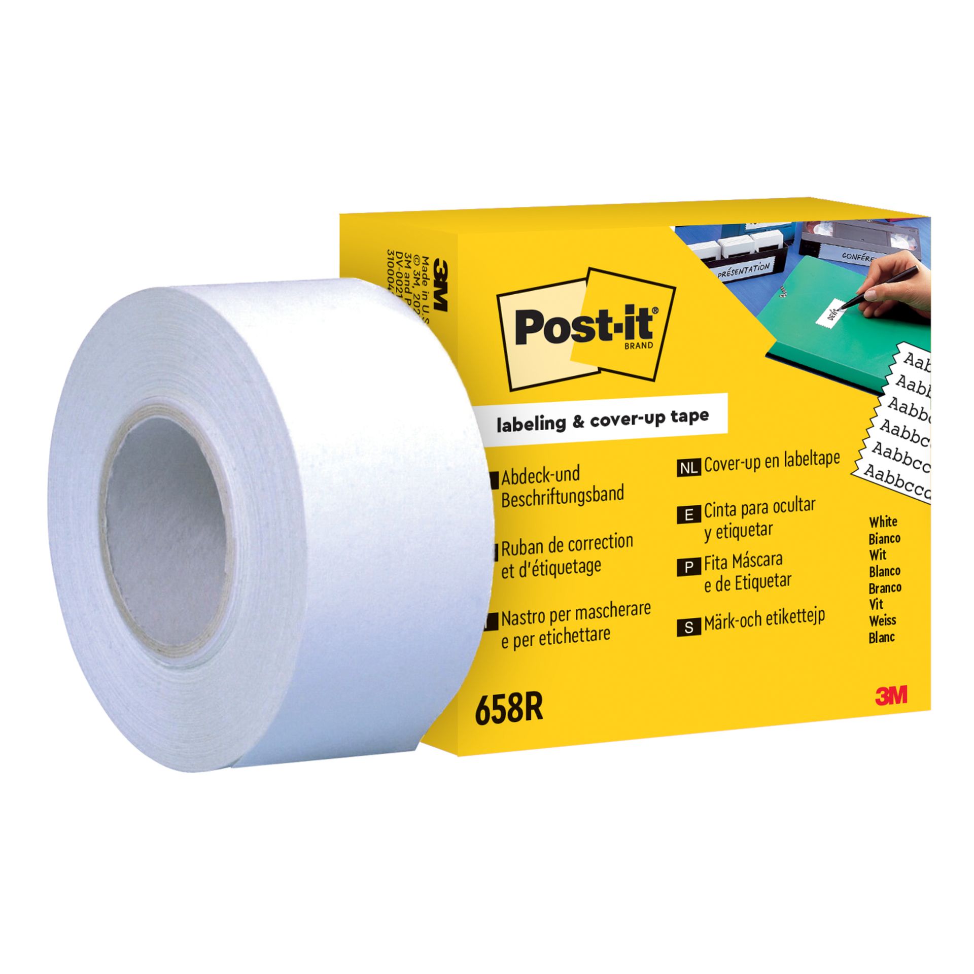 Abdeckband 25mmx17,7m weiß