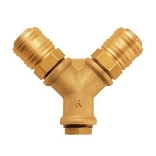 RIEGLER Druckluftverteiler, 2-fach