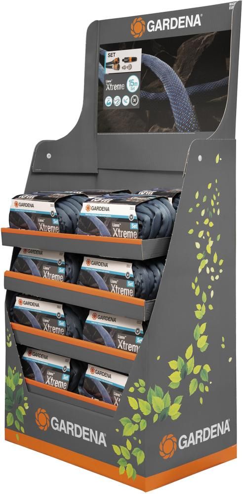 Textilschlauch Liano Xtreme Display 1/2" 15m Set