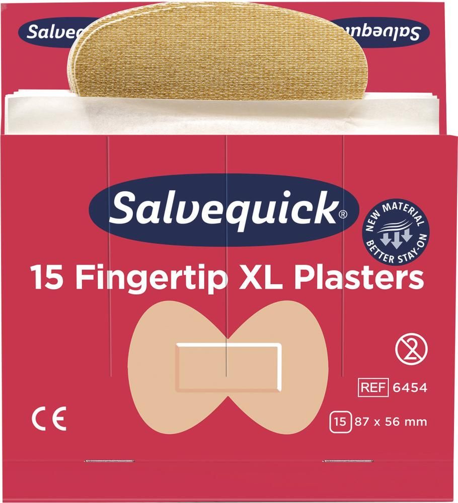 Salvequick Fingerspitzen-Pflaster elastisch Refill 6454 VPE 6 Stück