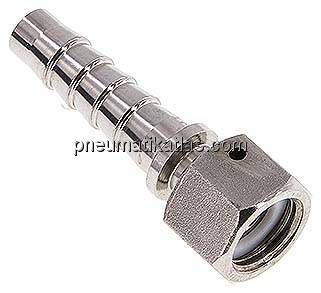 Schlauchtülle, DIN EN 14423 G 1/2"-13x25mm, 1.4301