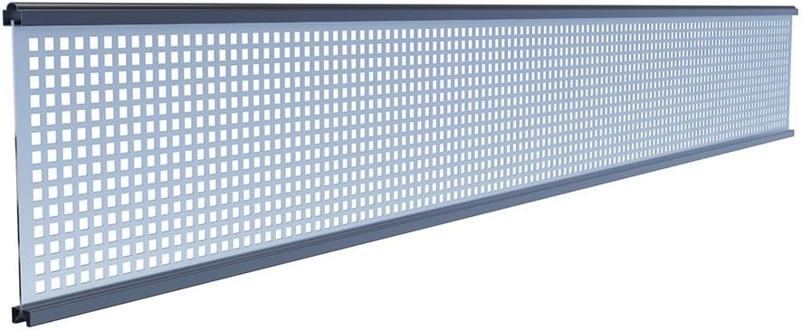 TJÖRN-Serie Gitterfüllung, ANTHRAZIT 6x206x1793mm WPC-Steckzaunsystem