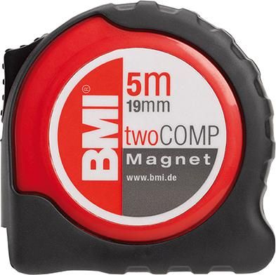 Taschenbandmaß twoCOMP M 10mx30mm weiß BMI