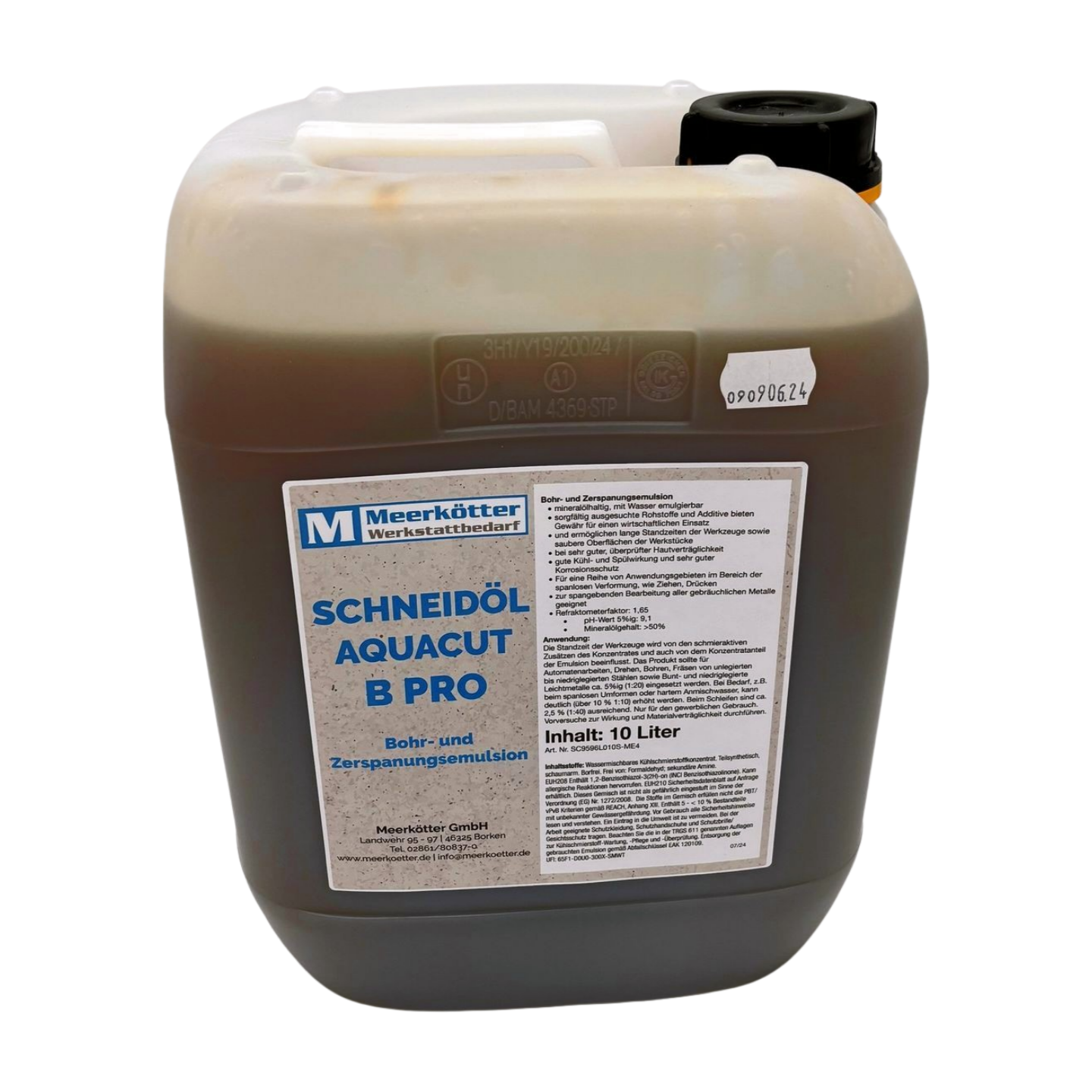 Schneidöl "Aquacut B"10 Liter