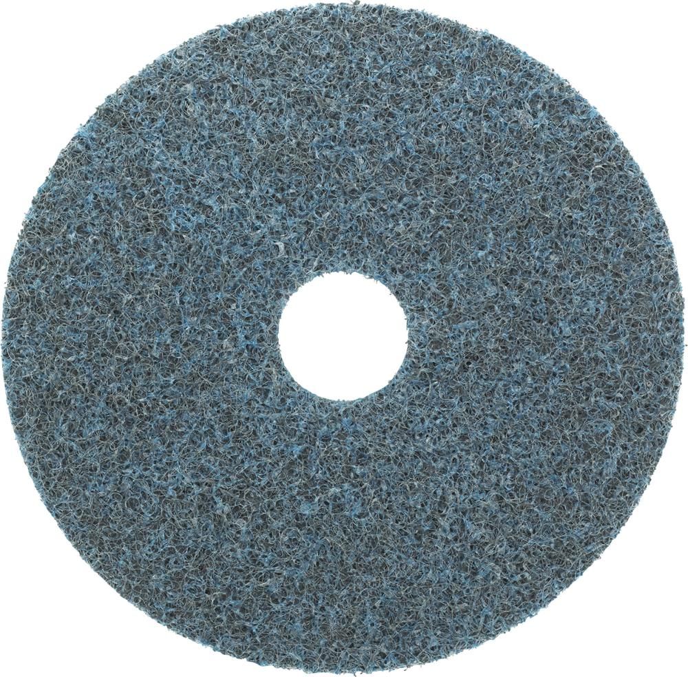 Schleifscheibe Klett Vlies 115mm sehrfein blauFORMAT