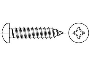 DIN 7981 A 2 2,2 x 16 -C-H A 2 S
