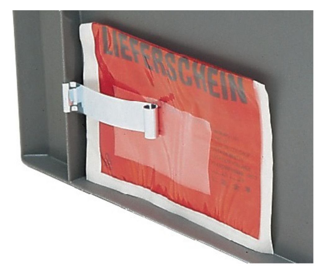 Metall-Etikettenklammer, ansteckbar