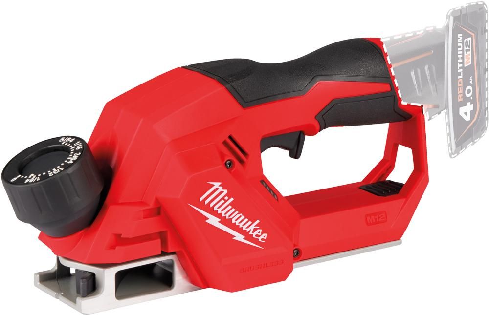 Akku-Hobel solo M12 BLP-0X Milwaukee ohne Akku ohne Ladegerät HD Box