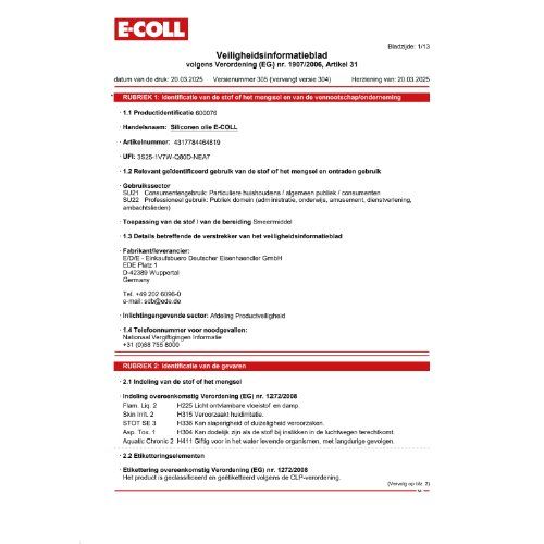 Silikonöl 5L Kanister E-COLL