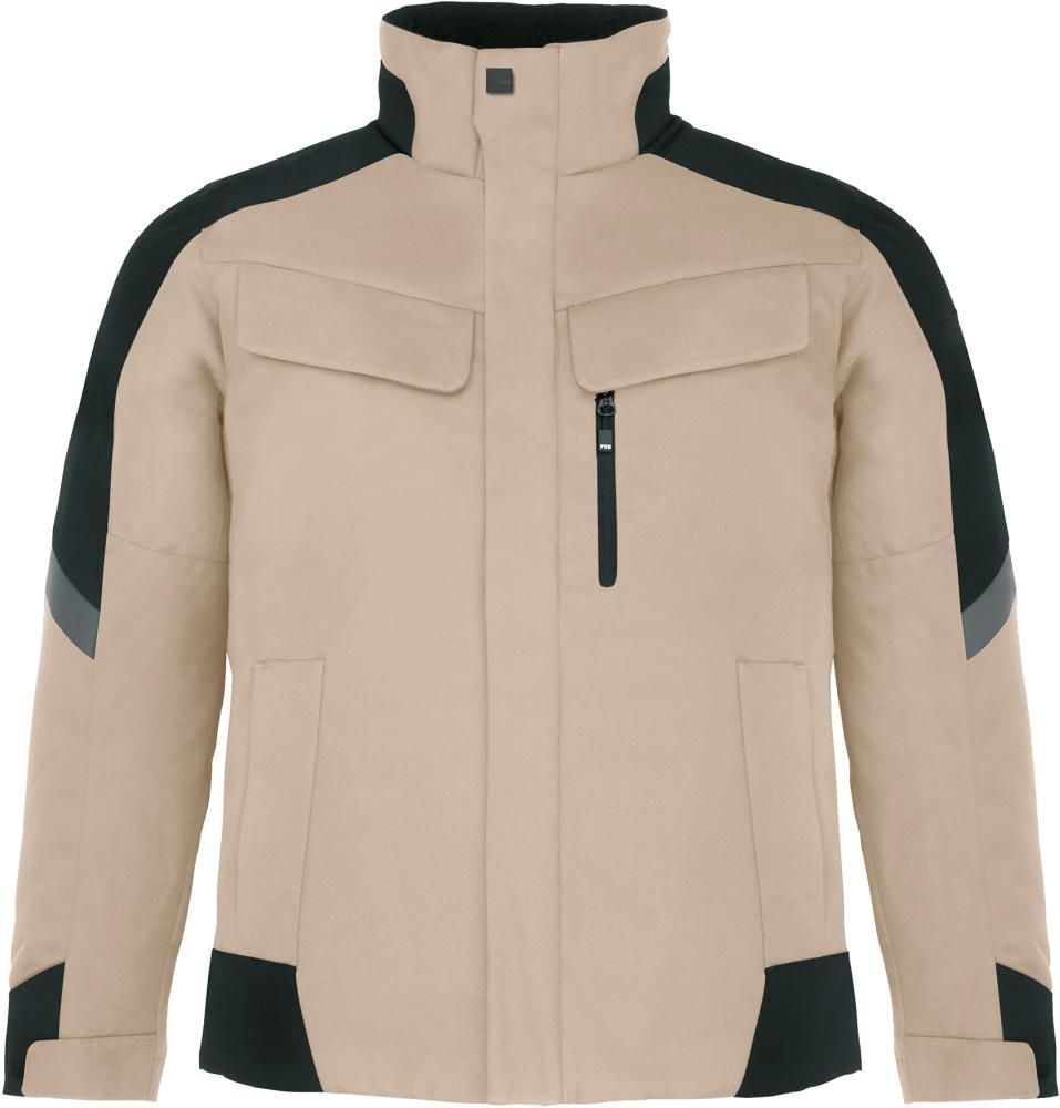 Arbeitsjacke LARS beige-schwarz 2XL FHB