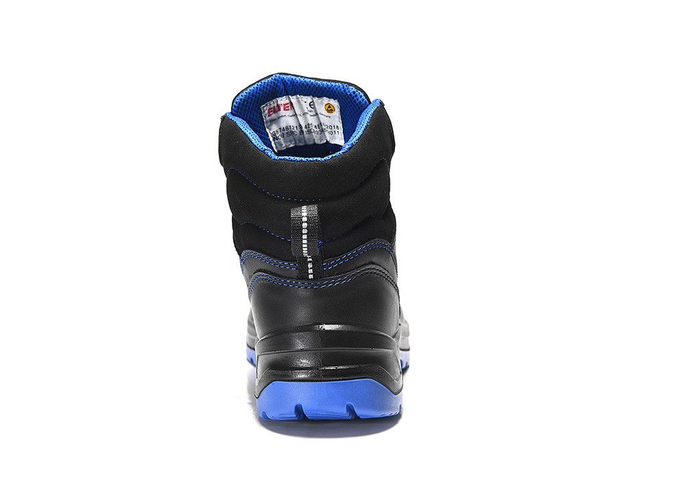 Damen-Sicherheitsschnürstiefel LENA black-blue Mid ESD S3, Gr. 34