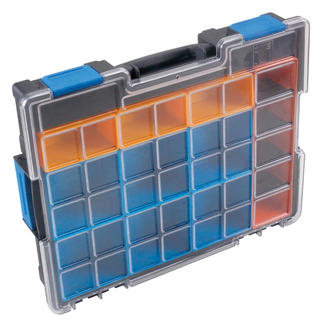 Kleinteilekoffer, Deckel: transparent