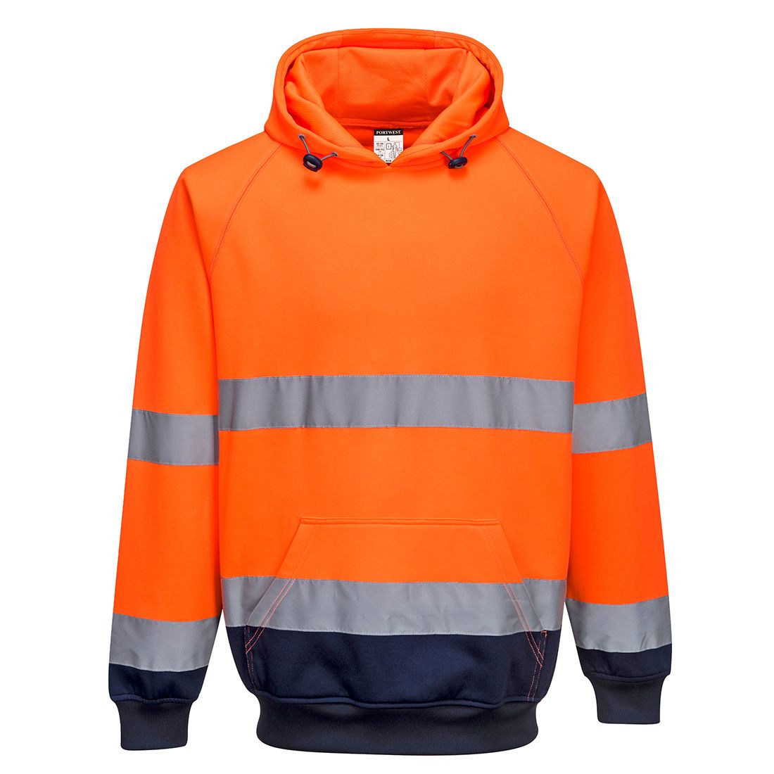 Portwest B316 Warnschutz-Hoodie, Orange, Gr. 2XL