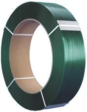 PET Kst.-Band grün 13x0,6 mm, Rolle a 2500 m