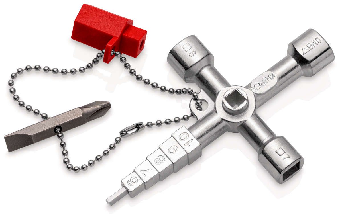 KNIPEX 00 11 04 Profi-Key für gängige Absperrsysteme 90 mm (SB-Karte/Blister)