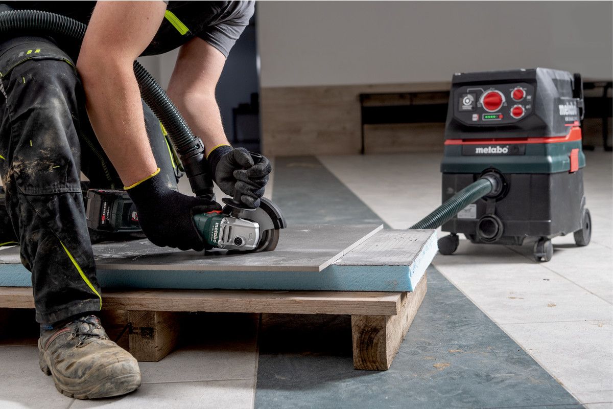 Akku-Winkelschleifer soloW 18 L 9-125 Metabo ohne Akku ohne Ladegerät metaBOX