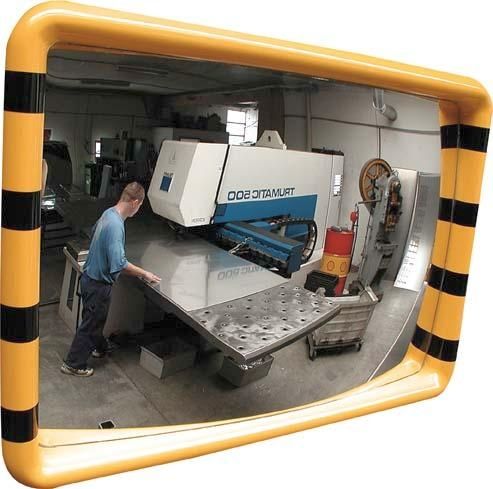 Industriespiegel B500xH300 mm gelb/schwarz für Innen