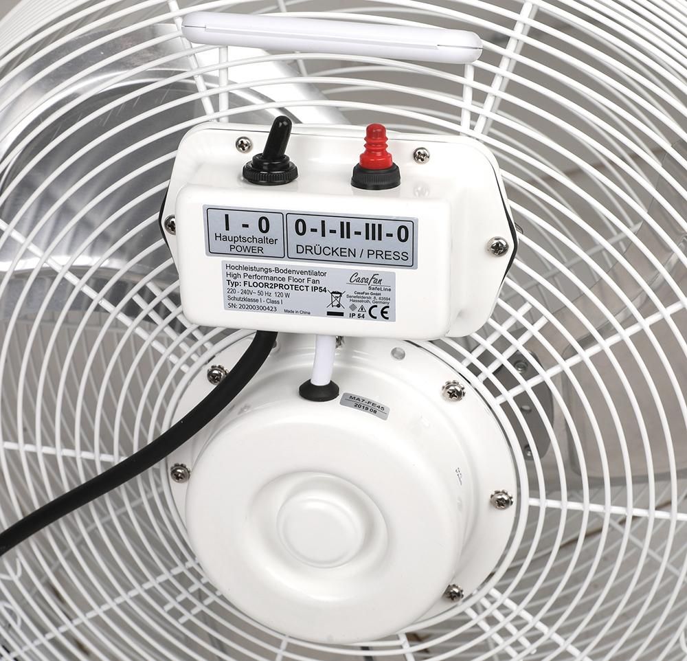 Bodenventilator IP54 H520xD495 mm Luftmenge 10700 m³/h