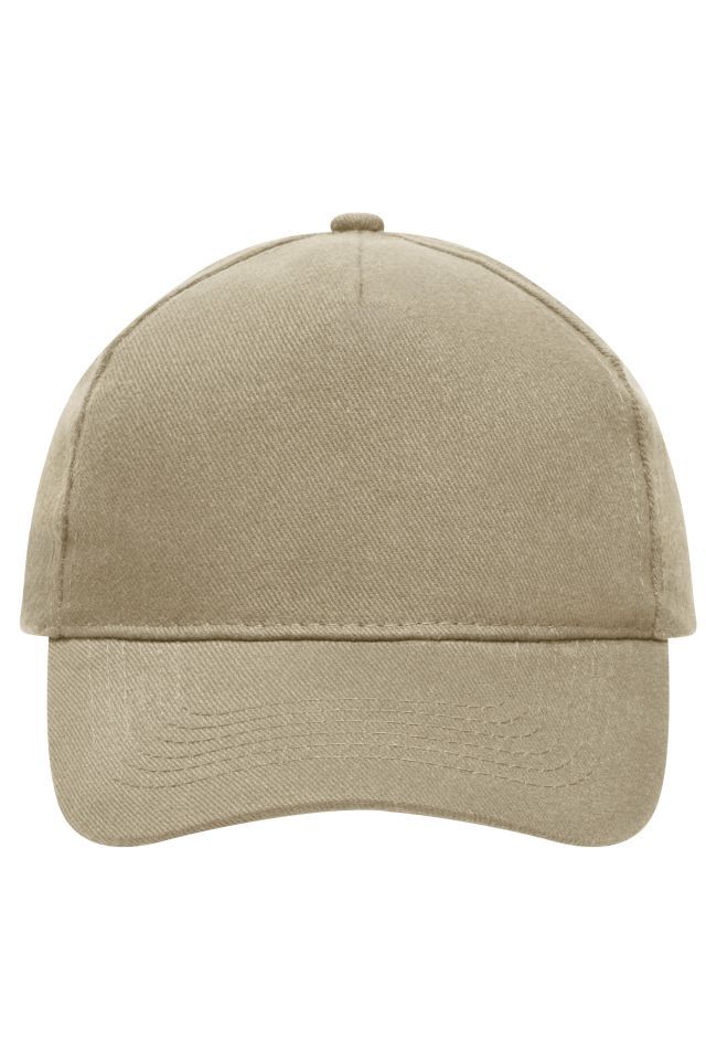 5 Panel Cap Heavy Cotton Klassisches Cap braun, Gr. one size