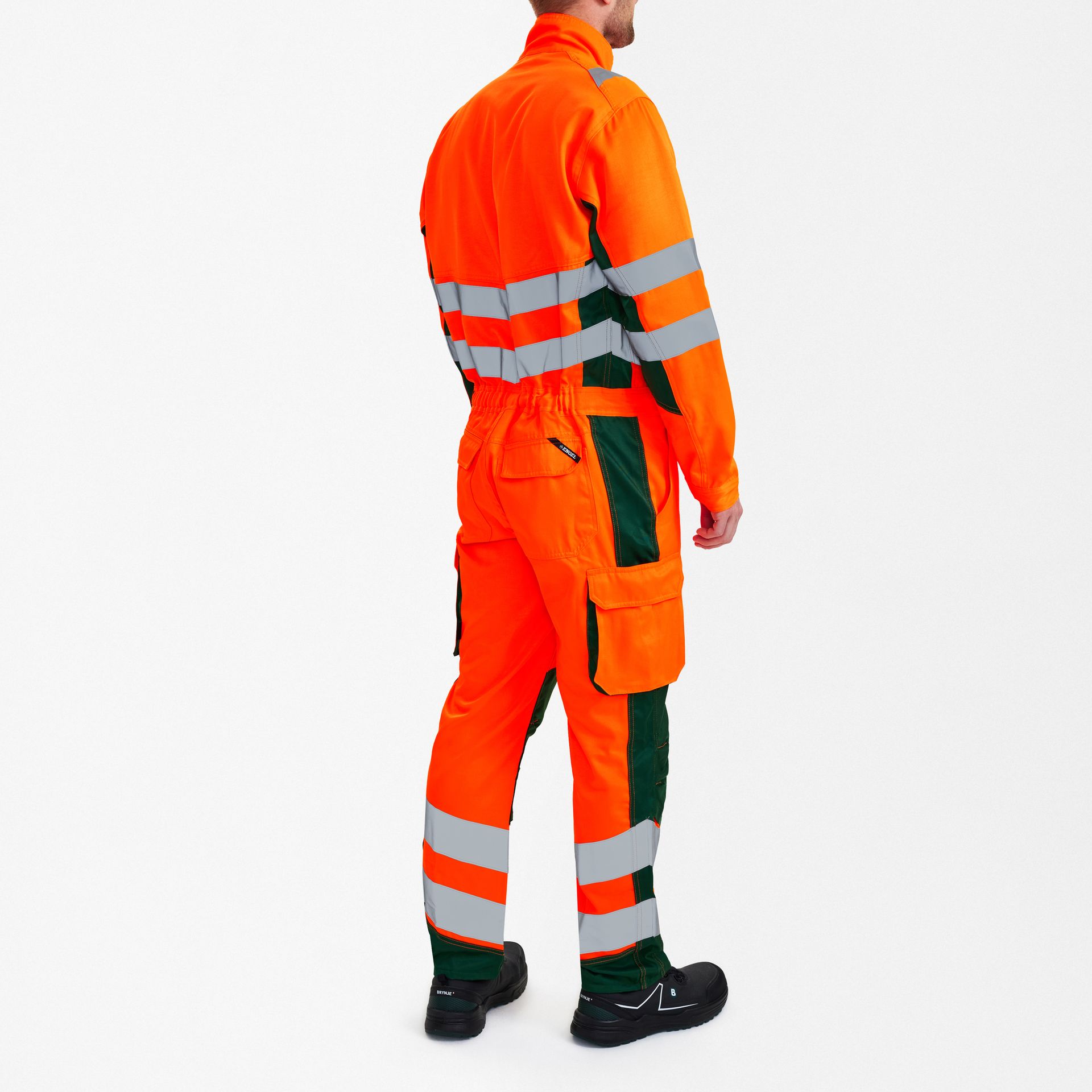 Safety Light Overall Orange/Grün, Gr. L