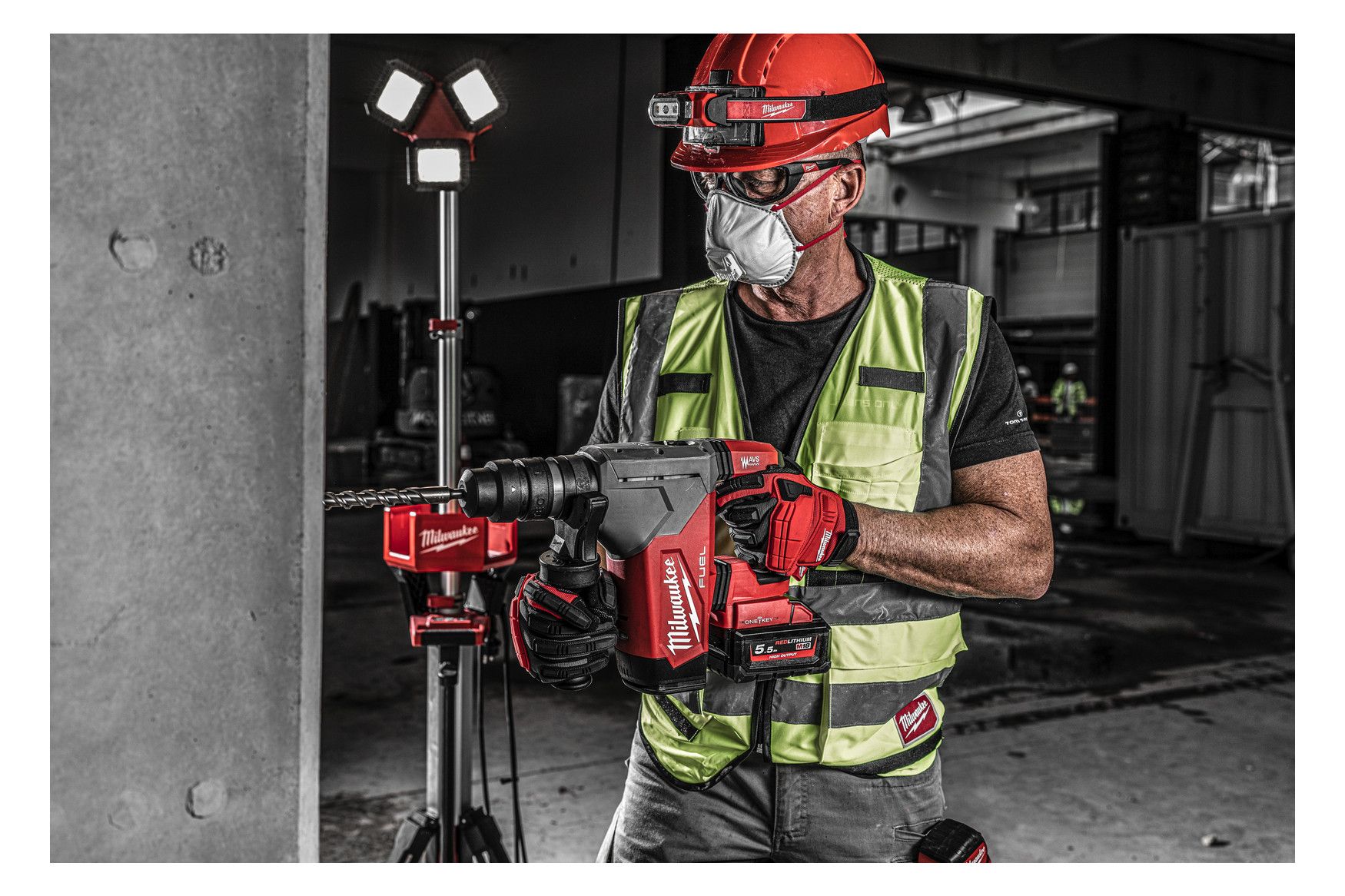 MILWAUKEE Akku-Kombihammer, SDS-Plus
