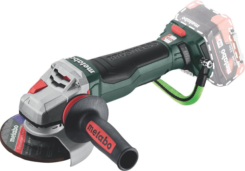 Akku-Winkelschleifer soloWPBA 18LTXBL15-125QDS Metabo ohne Akku ohne Ladegerät metaBOX