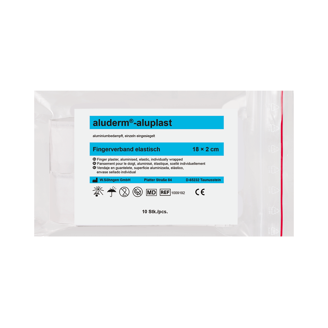 aluderm®-aluplast elastisch Fingerverband 18 x 2 cm 10 Stück