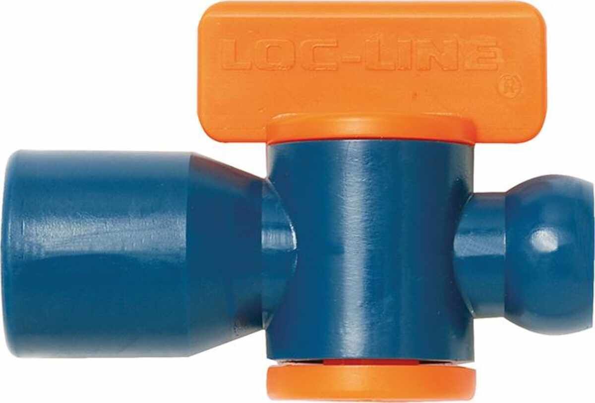 Abstellhahn 2-teilig für Kühlmittelschlauch 1/4"" NPT-Innengewinde LOC-LINE