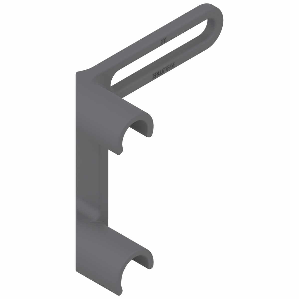 ORGA-LINE Längsteiler für Querreling, R7037 staubgrau