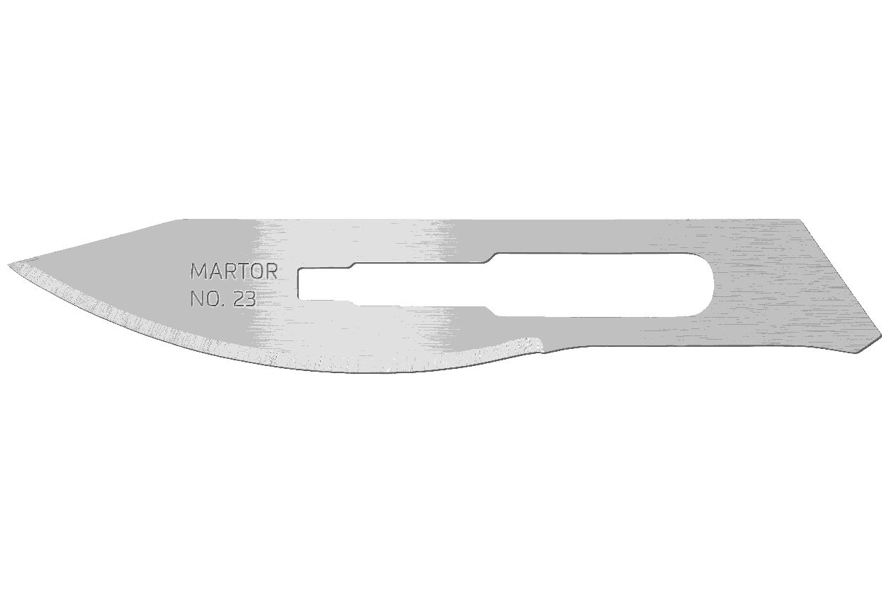 MARTOR Ersatzklinge SKALPELLKLINGE 23 Spezialschliff | 10 Stück