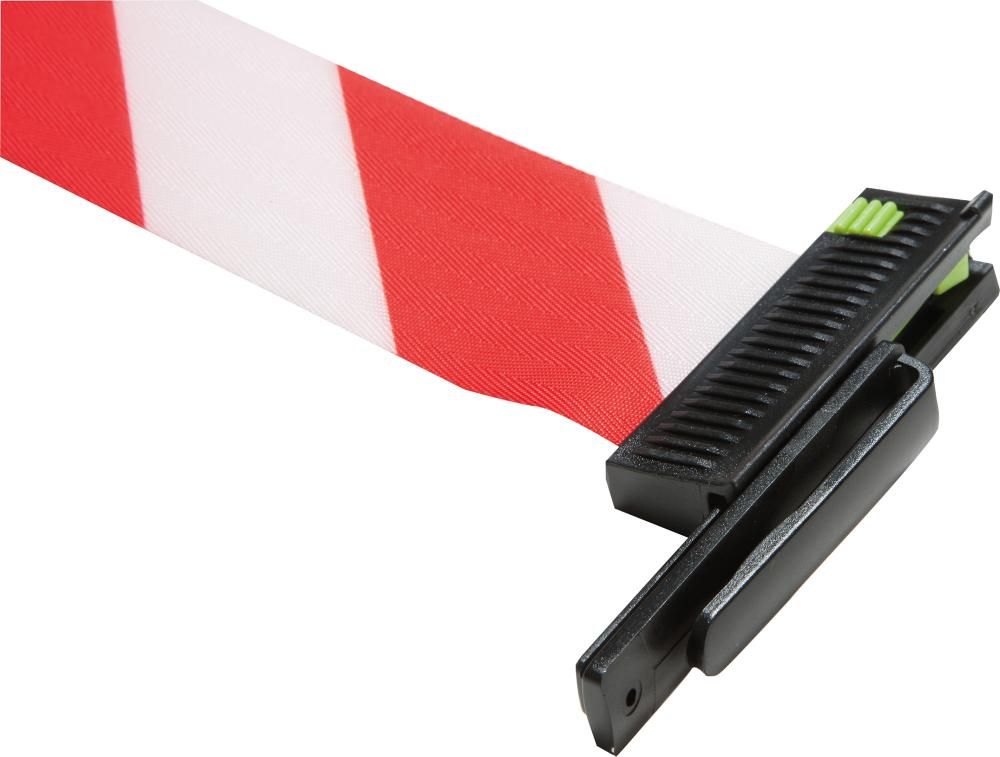 Wandclip Kunststoff, schwarz für Aufsatz 9m